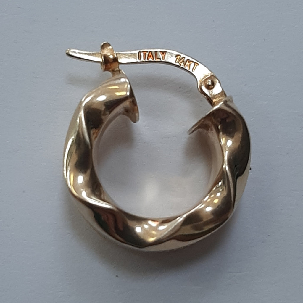 ARRACADAS PAR ORO 14 K 2.8 GRMS (SEMINUEVO)