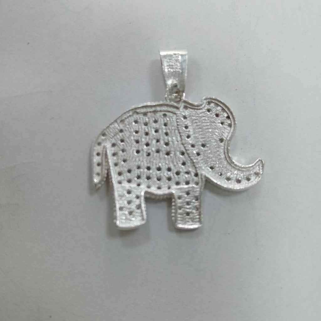 DIJE ELEFANTE C/CIRCONIAS PLATA .925 5.2 GR (NUEVO)