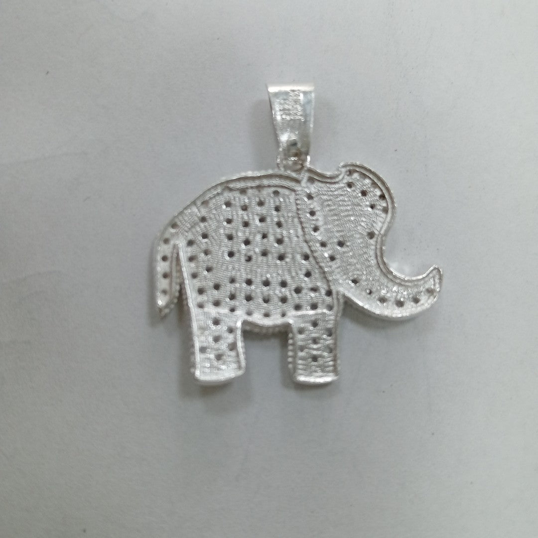 DIJE ELEFANTE C/CIRCONIAS PLATA .925 5.2 GR (NUEVO)