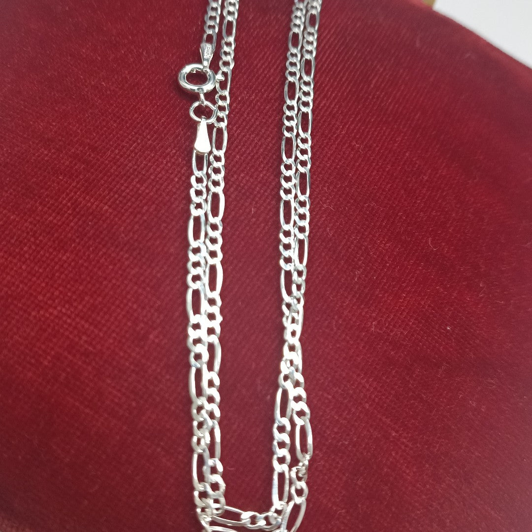 CADENA TEJIDO 3X1 PLATA .925 55 CM 4.2 GR (NUEVO)