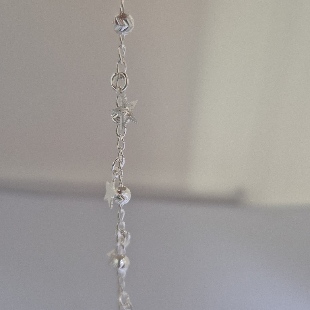 PULSERA TEJIDO ESPECIAL PLATA .925 18 CM 3.1 GR (NUEVO)