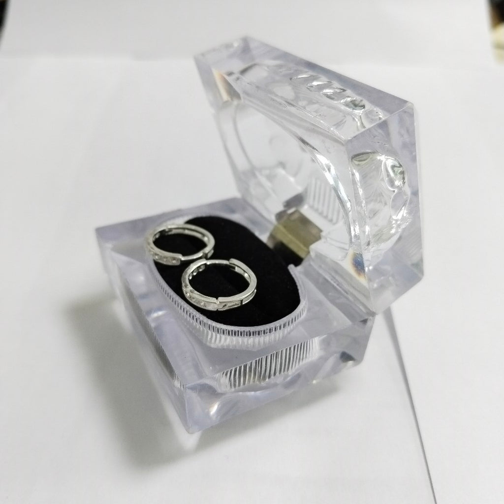 ARRACADAS C/CIRCONIAS PLATA .925 2.1 GR (NUEVO)