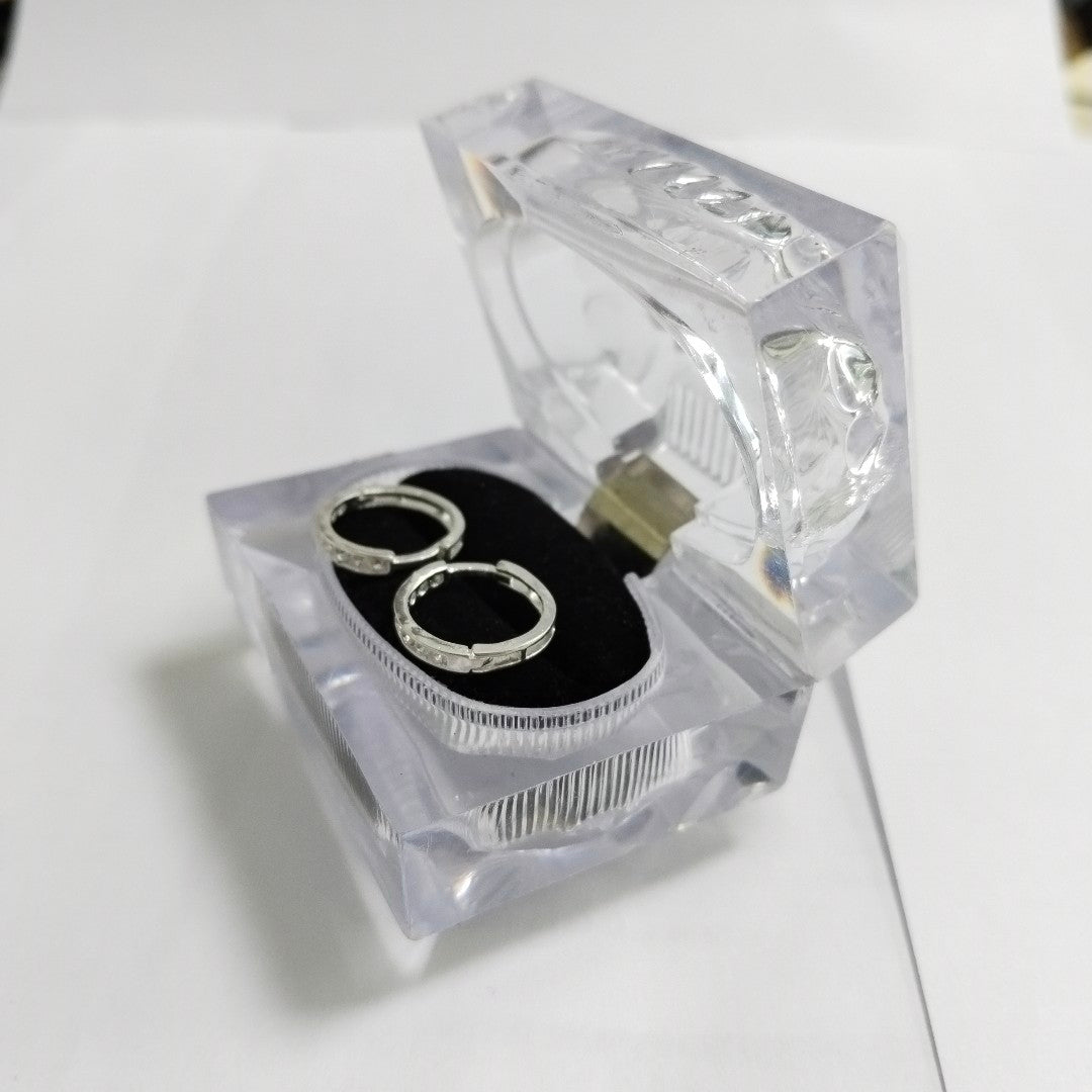ARRACADAS C/CIRCONIAS PLATA .925 2.1 GR (NUEVO)