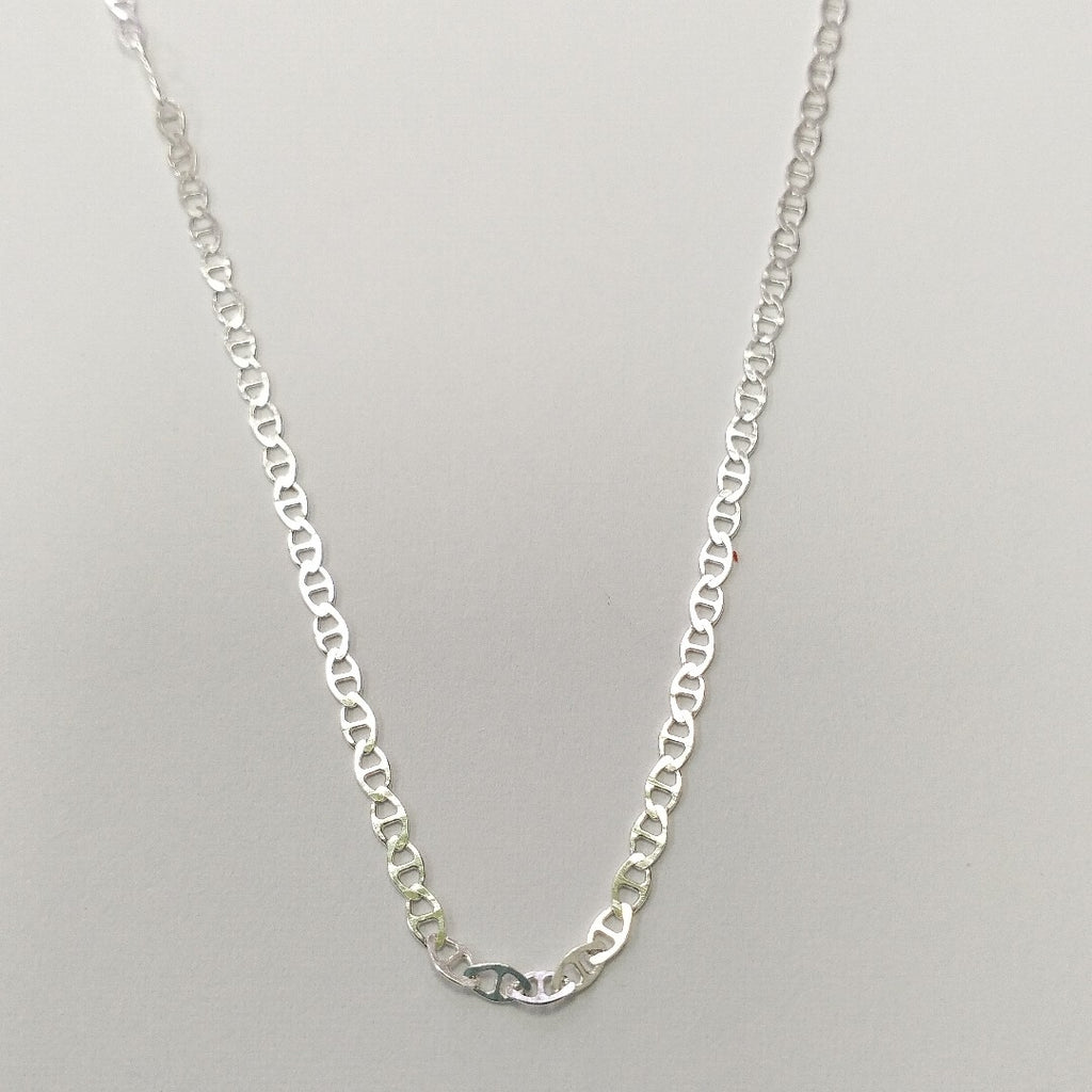 CADENA TEJIDO GUCHI PLATA .925 60 CM 3.7 GR (NUEVO)