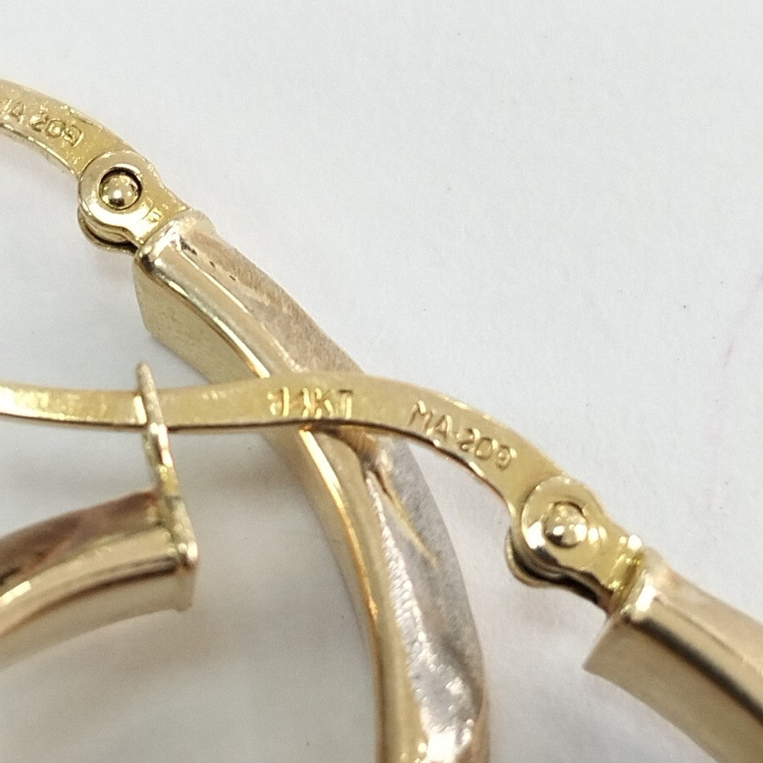 ARRACADAS PAR ORO 14 K 3,00 GRMS (SEMINUEVO)