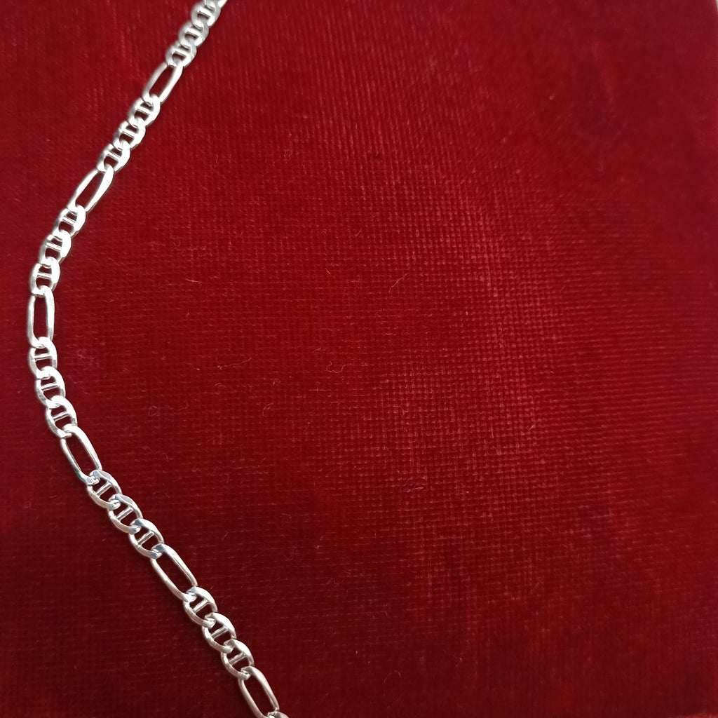 CADENA TEJIDO 3X1 PLATA .925 60 CM 8.5 GR (NUEVO)