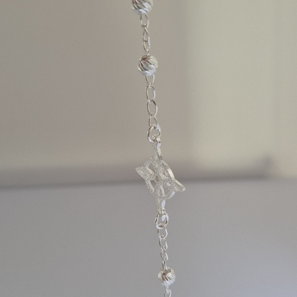 PULSERA TEJIDO ESPECIAL PLATA .925 18 CM 2.9 GR (NUEVO)
