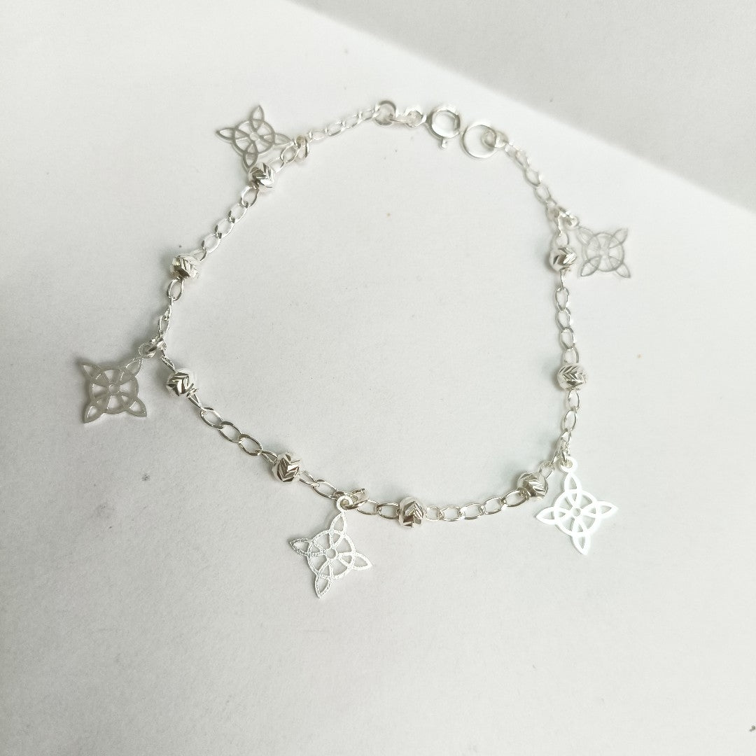PULSERA TEJIDO ESPECIAL PLATA .925 18 CM 3.1 GR (NUEVO)