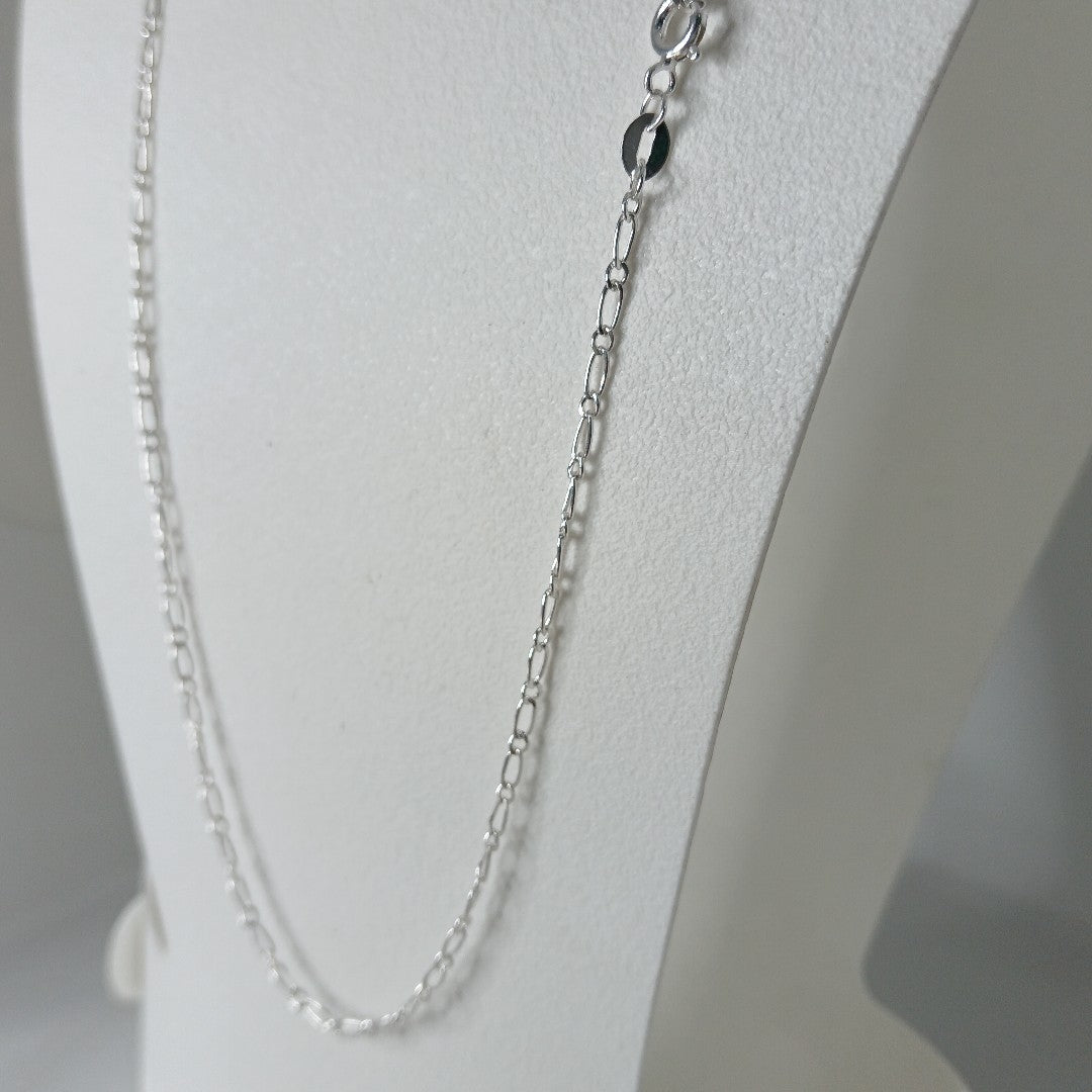 CADENA TEJIDO 1X1 PLATA .925 50 CM 3 GR (NUEVO)