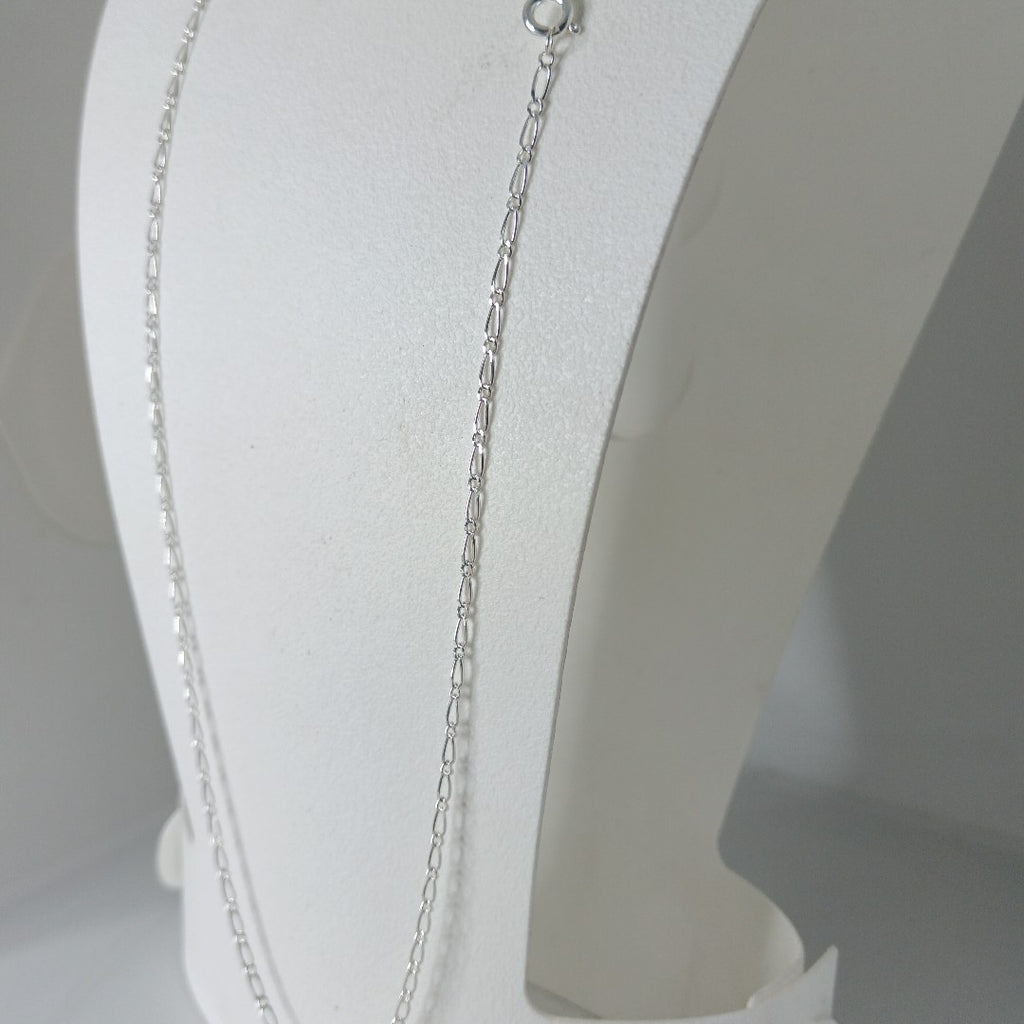 CADENA TEJIDO 1X1 PLATA .925 55 CM 3.3 GR (NUEVO)