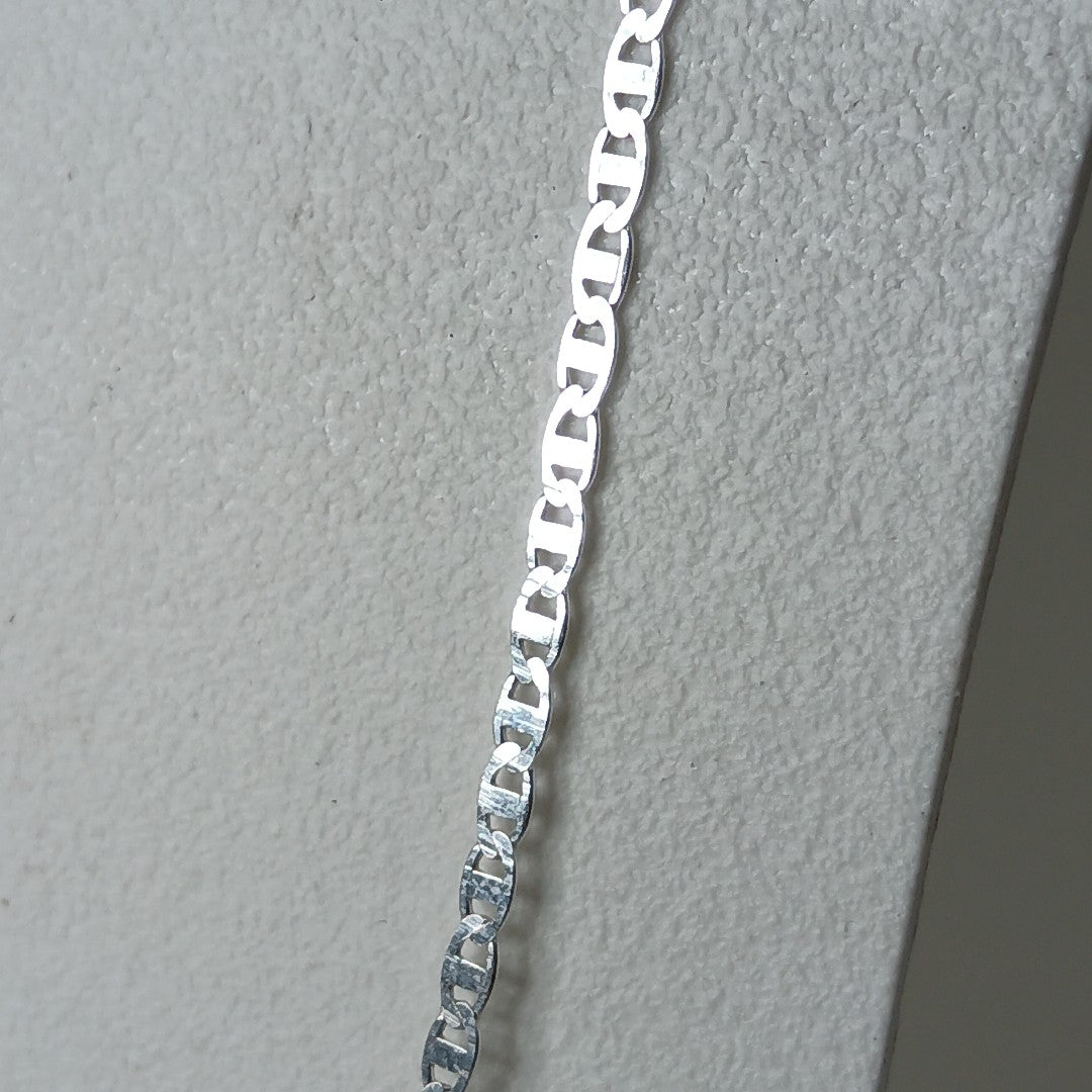 CADENA TEJIDO ESPEJO PLATA .925 60 CM 4.2 GR (NUEVO)