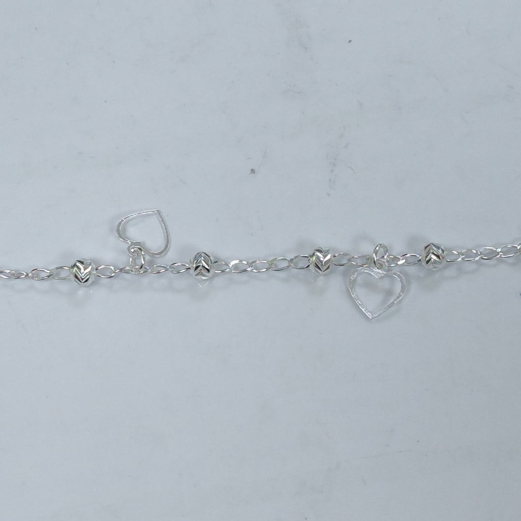 PULSERA TEJIDO ESPECIAL PLATA .925 18 CM 2.7 GR (NUEVO)