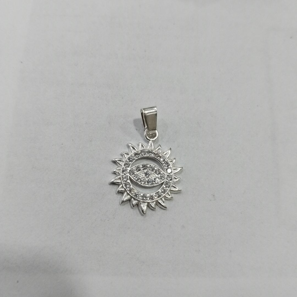 DIJE OJO MAGICO CON CIRCONIAS PLATA .925 2 GR (NUEVO)