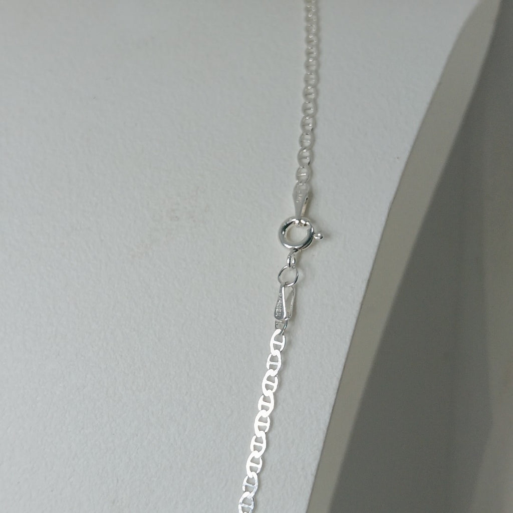CADENA TEJIDO GUCHI PLATA .925 60 CM 3.8 GR (NUEVO)