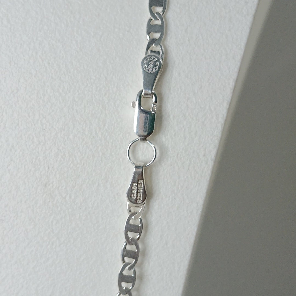 CADENA TEJIDO GUCHI PLATA .925 55 CM 9.1 GR (NUEVO)