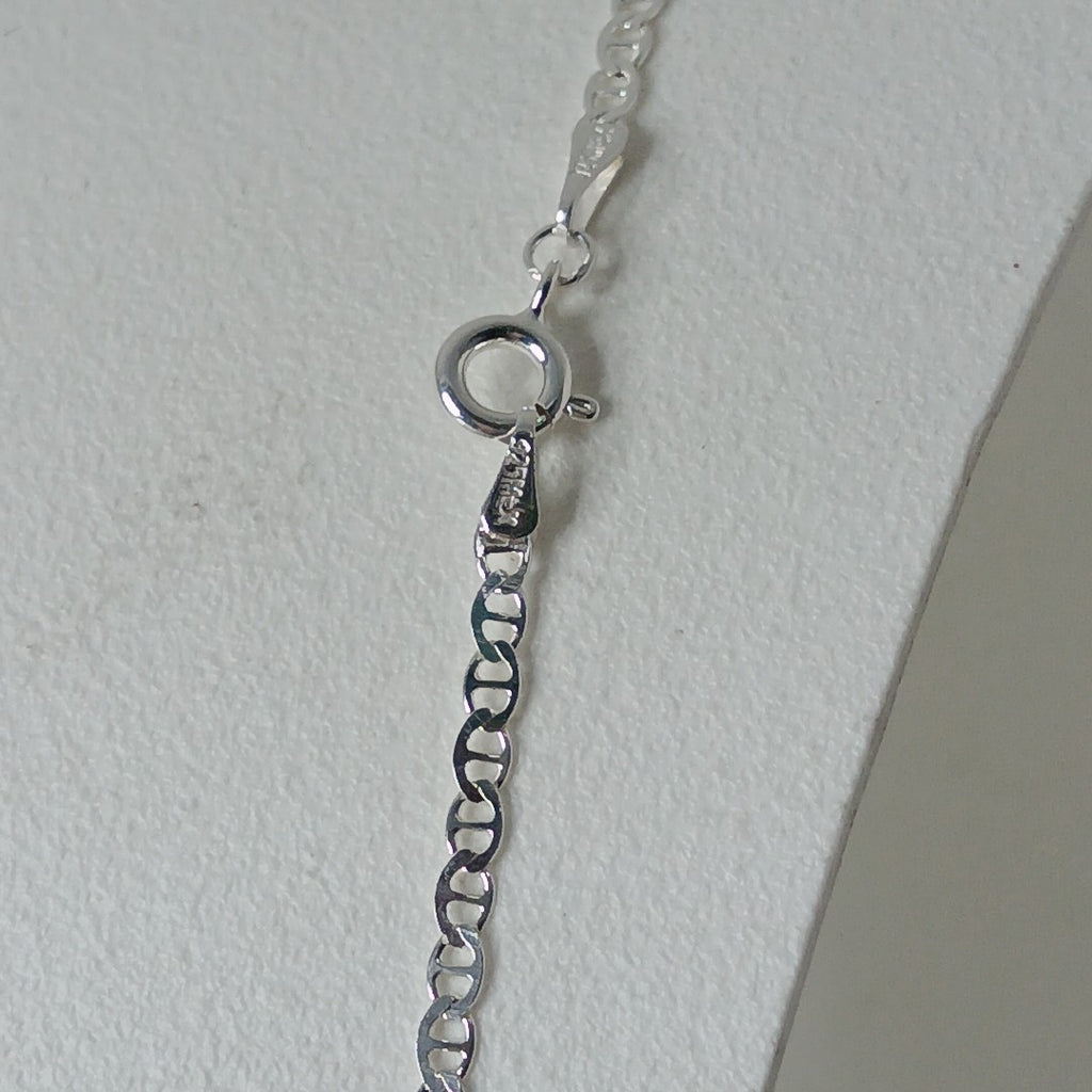 CADENA TEJIDO GUCHI PLATA .925 55 CM 3.5 GR (NUEVO)