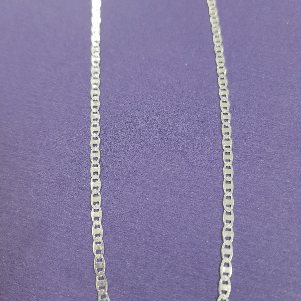 CADENA TEJIDO ESPEJO PLATA .925 60 CM 4.3 GR (NUEVO)