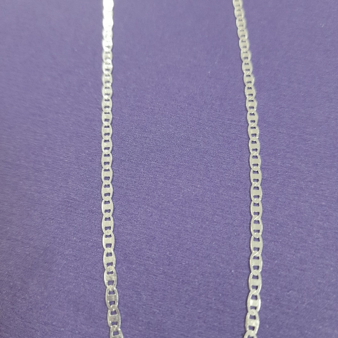 CADENA TEJIDO ESPEJO PLATA .925 60 CM 4.3 GR (NUEVO)