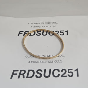 PULSERA RIGIDA ORO 10 K 5 GRMS (SEMINUEVO)