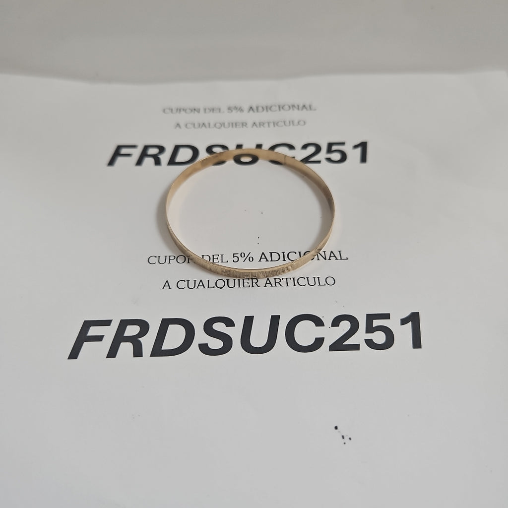 PULSERA RIGIDA ORO 10 K 4.2 GRMS (SEMINUEVO)