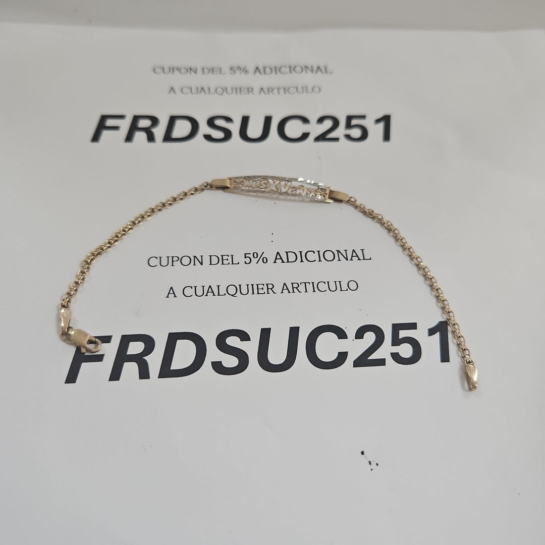 ESCLAVA ORO 10 K 2.4 GRMS (SEMINUEVO)