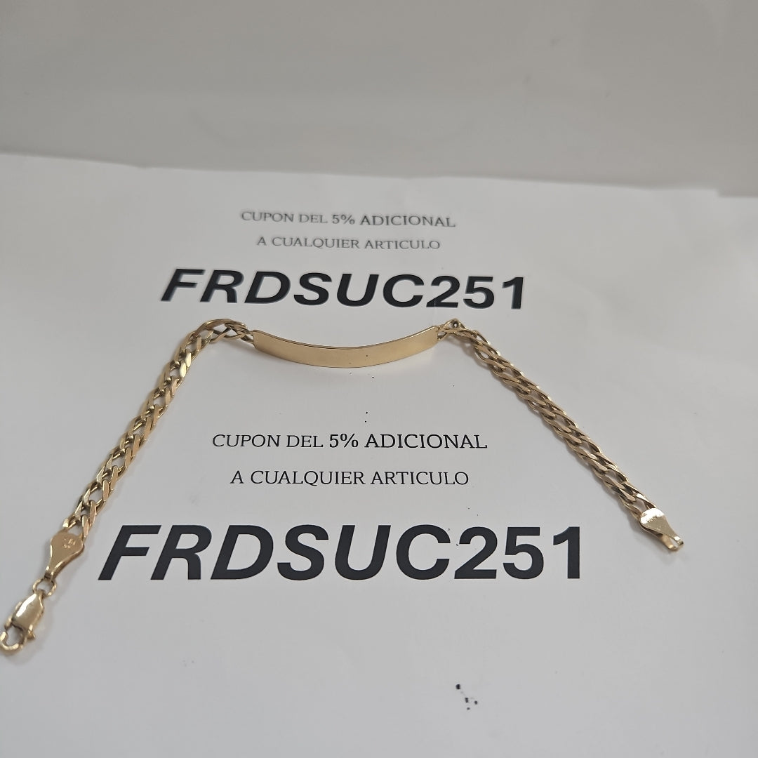 ESCLAVA ORO 10 K 9.3 GRMS (SEMINUEVO)