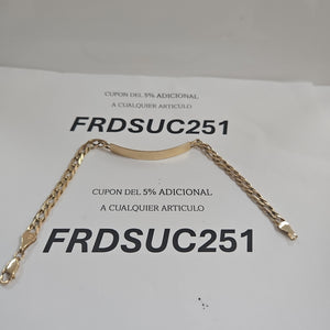 ESCLAVA ORO 10 K 9.3 GRMS (SEMINUEVO)