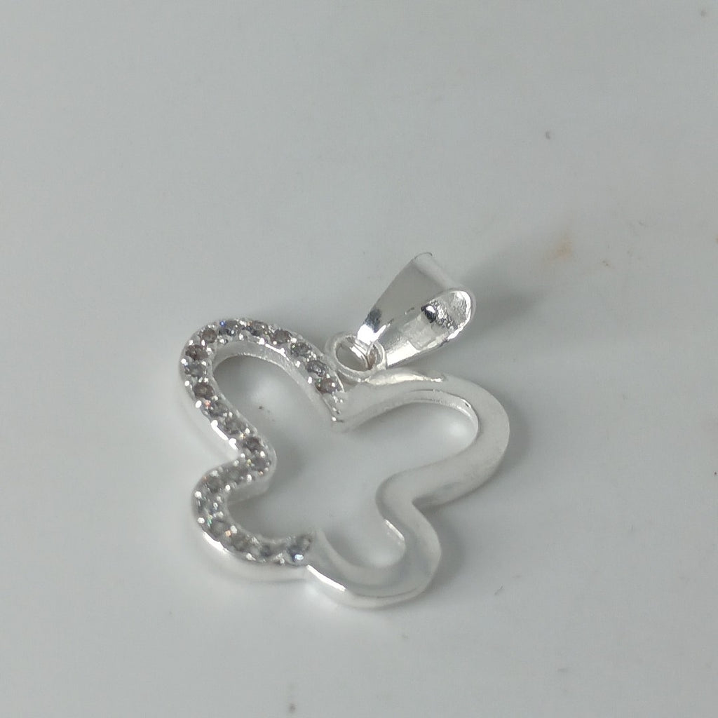 DIJE MARIPOSA C/CIRCONIAS PLATA .925 2.4 GR (NUEVO)