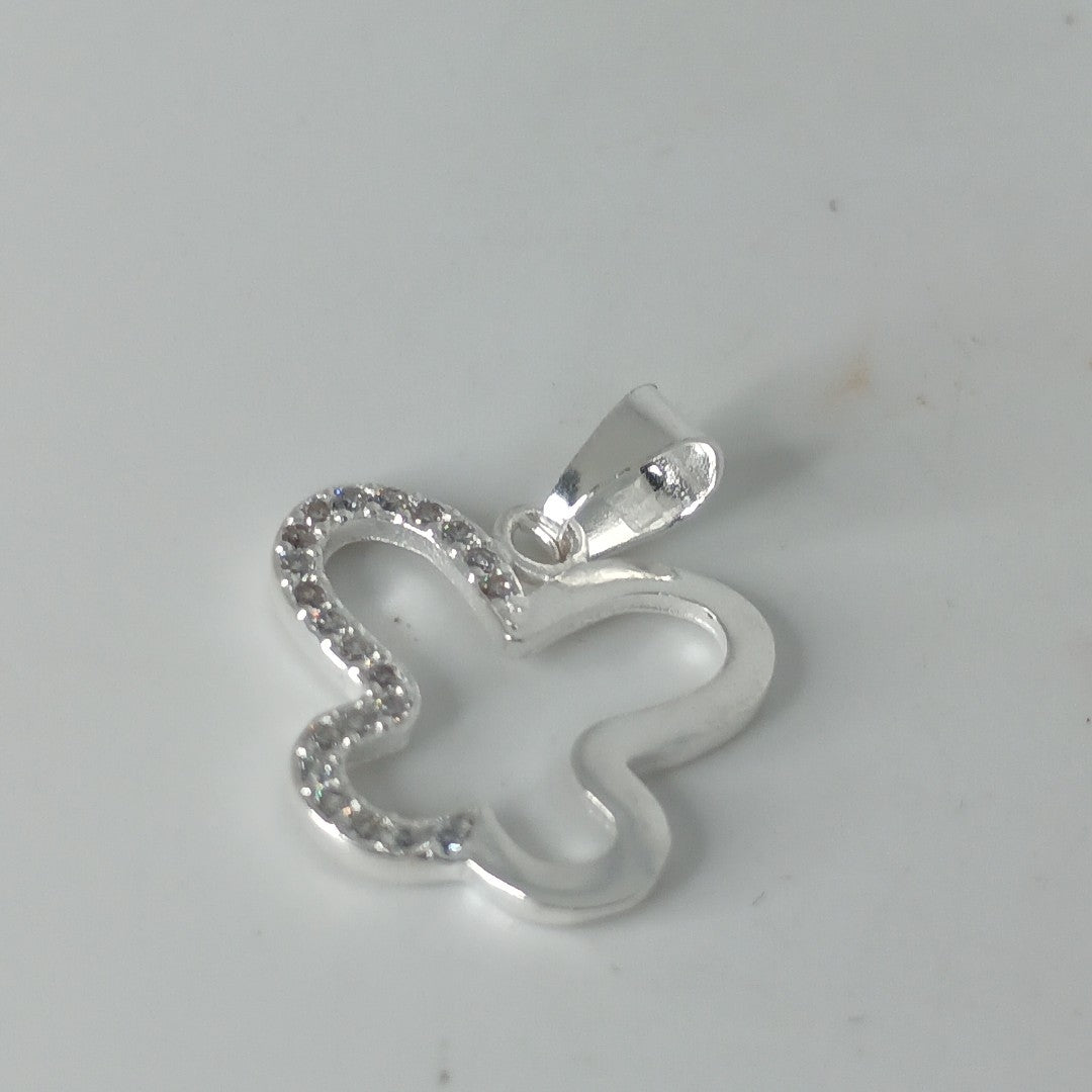 DIJE MARIPOSA C/CIRCONIAS PLATA .925 2.4 GR (NUEVO)