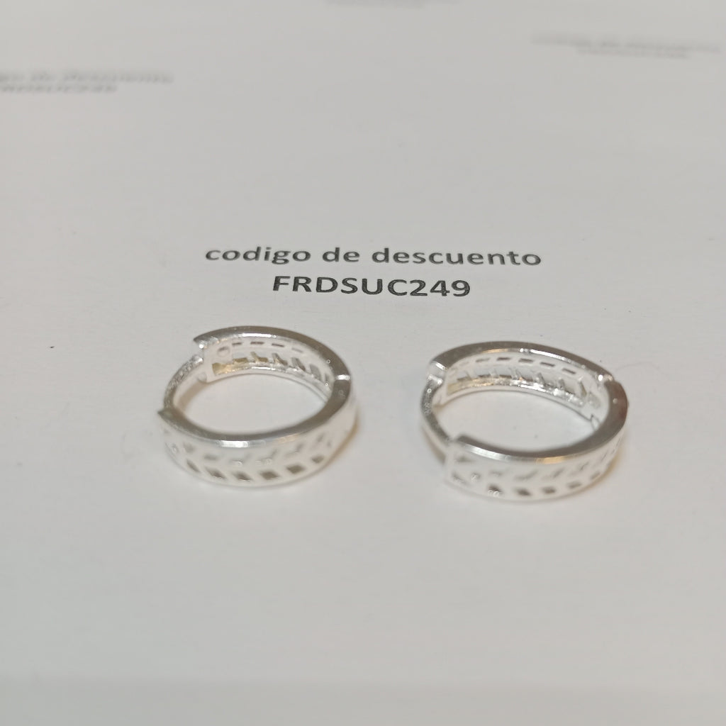 ARRACADAS PLATA .925 2.5 GR (NUEVO)