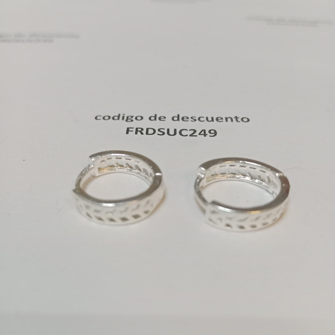 ARRACADAS PLATA .925 2.5 GR (NUEVO)