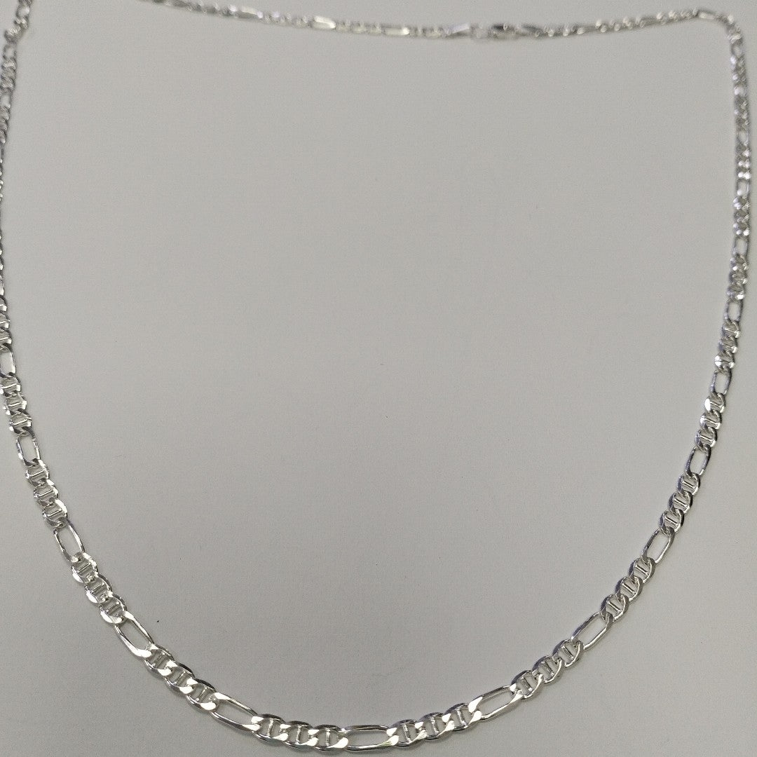 CADENA TEJIDO 3X1 PLATA .925 60 CM 8.3 GR (NUEVO)