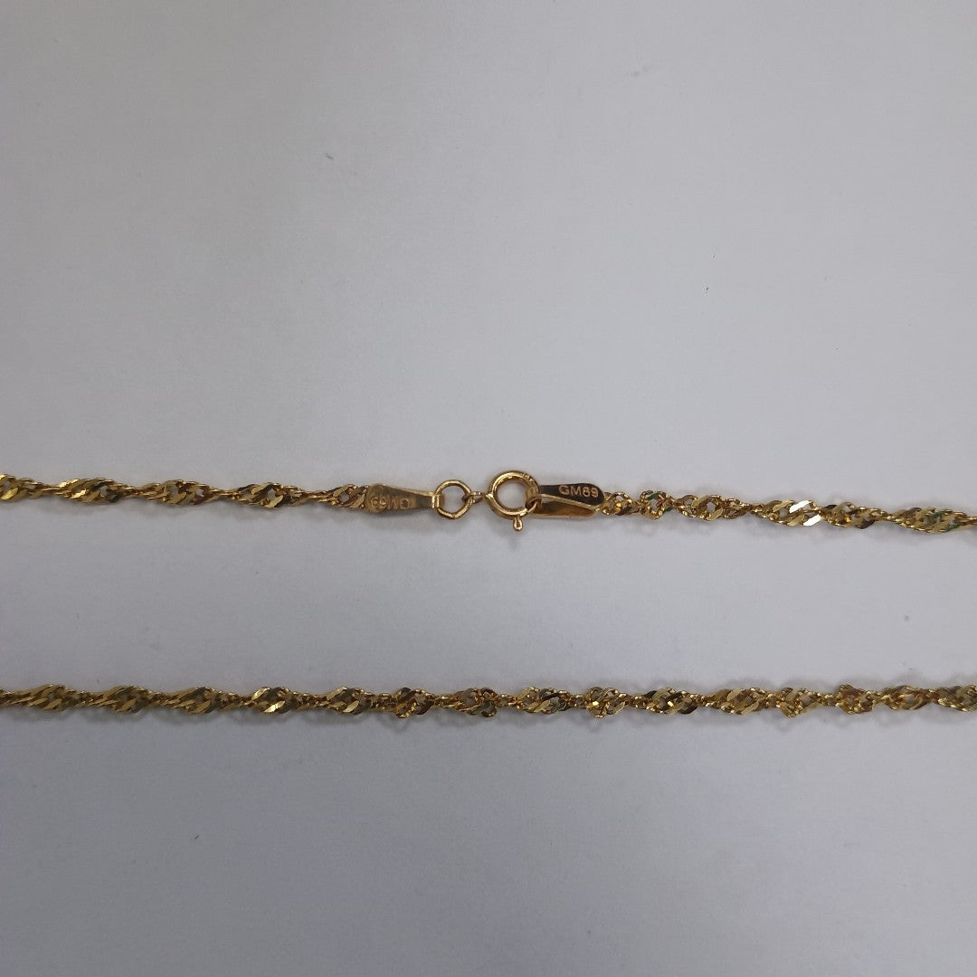CADENA ORO 14 K 3 GRMS (SEMINUEVO)