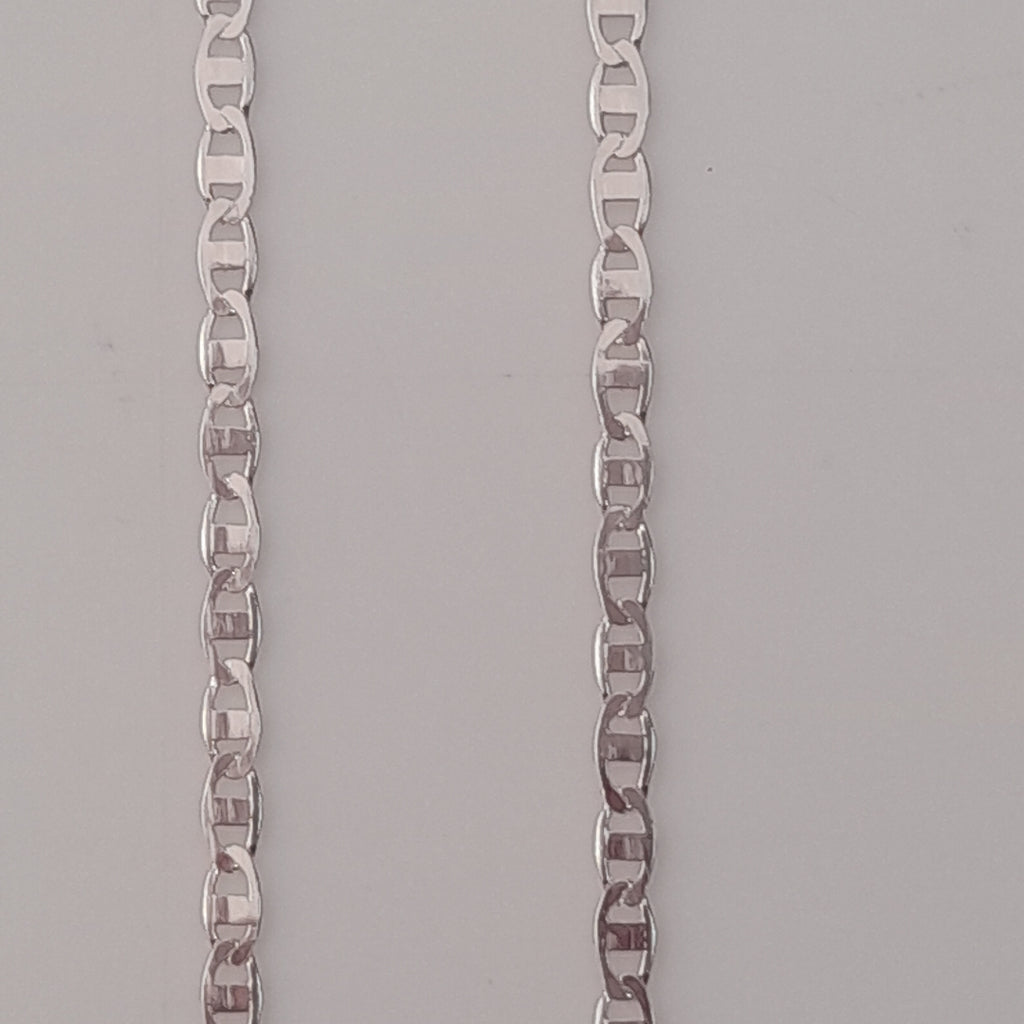 CADENA TEJIDO ESPEJO PLATA .925 55 CM 4 GR (NUEVO)