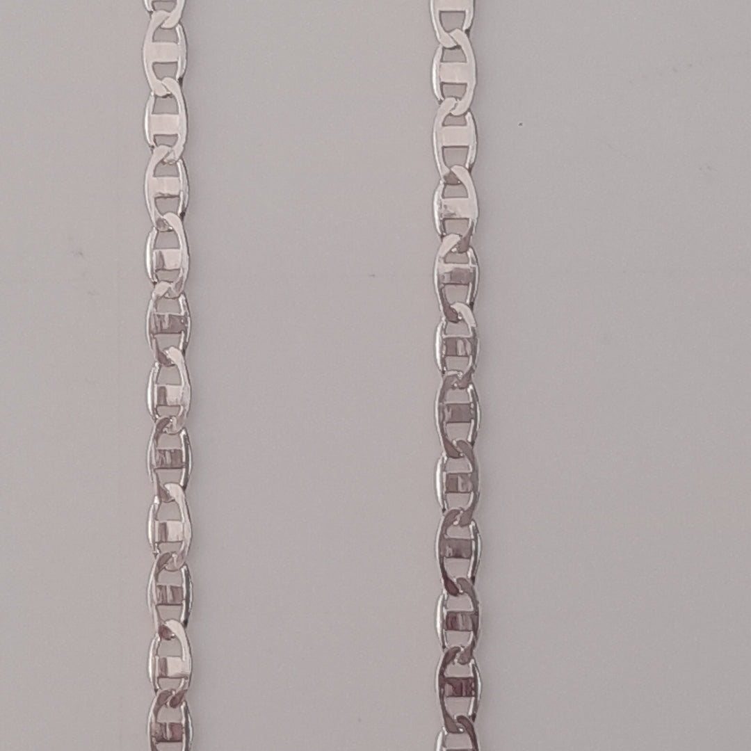 CADENA TEJIDO ESPEJO PLATA .925 55 CM 4 GR (NUEVO)