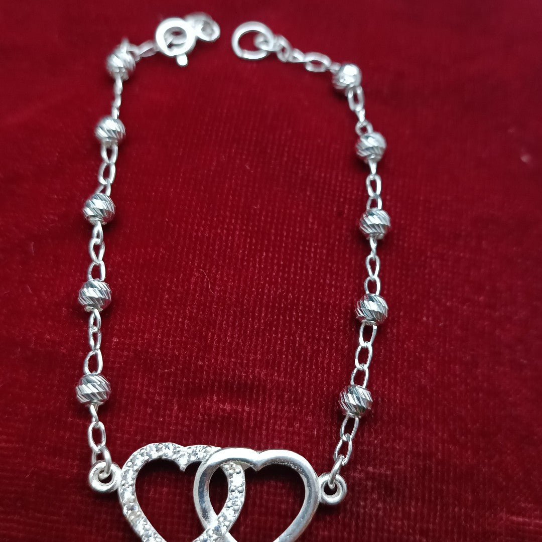 PULSERA TEJIDO TEJIDO ESPECIAL PLATA .925 18 CM 4 GR (NUEVO)