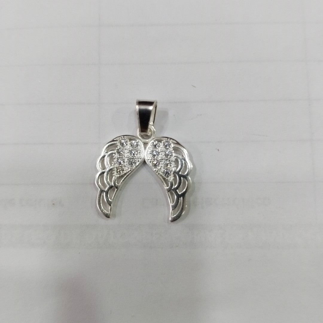 DIJE ALAS C/CIRCONIAS PLATA .925 2.2 GR (NUEVO)