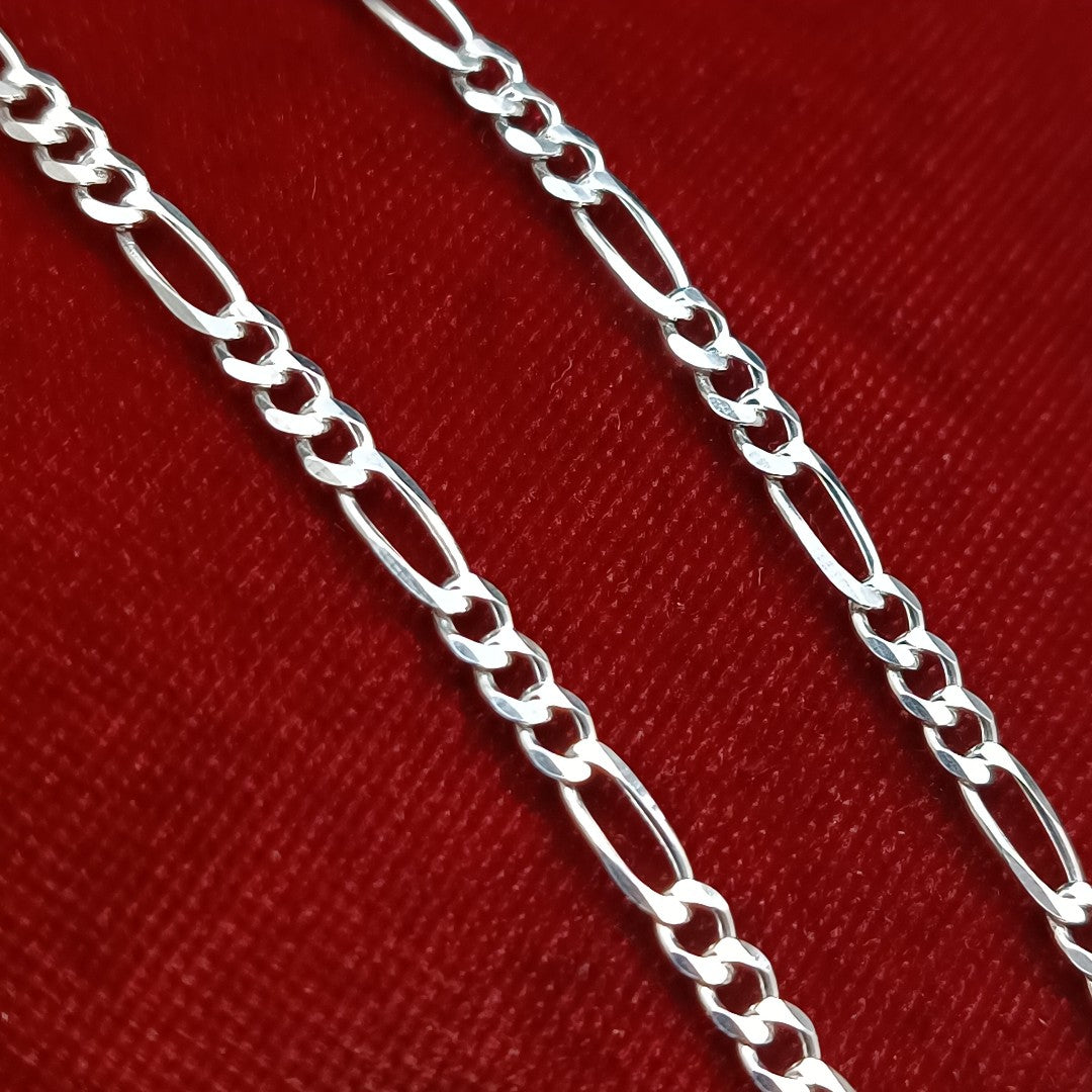 CADENA TEJIDO 3X1 PLATA .925 55 CM 7.7 GR (NUEVO)