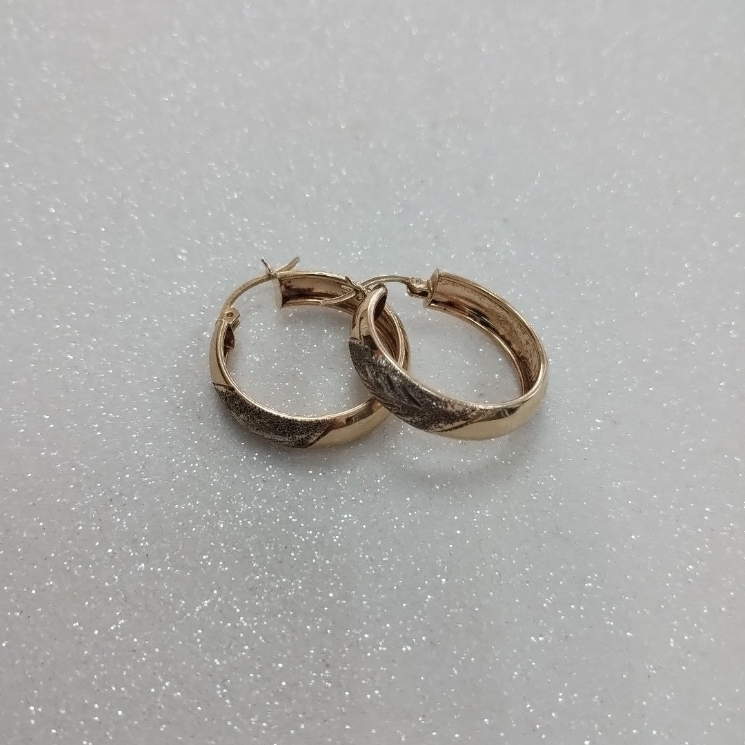 ARRACADAS PAR ORO 14 K 3.6 GRMS (SEMINUEVO)