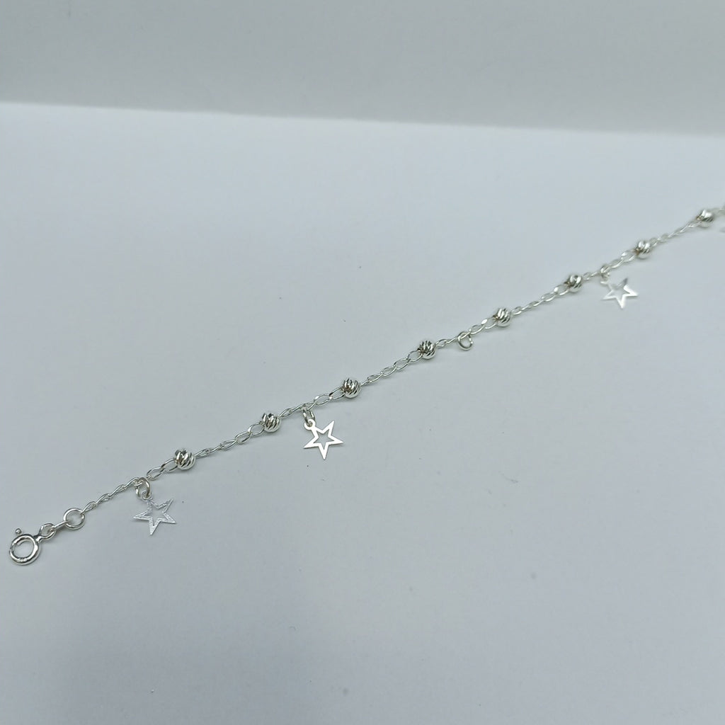 PULSERA TEJIDO ESPECIAL PLATA .925 18 CM 2.6 GR (NUEVO)