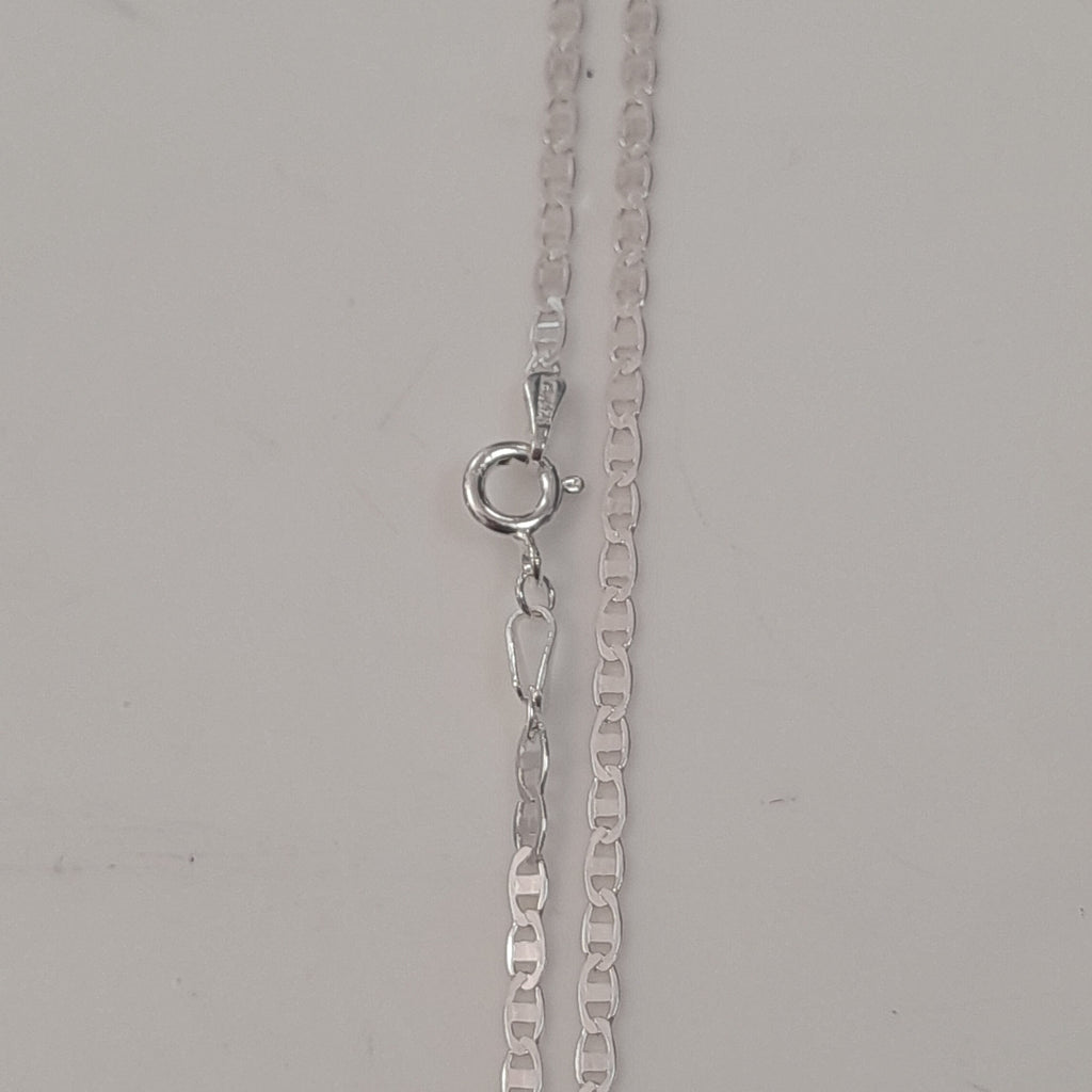 CADENA TEJIDO ESPEJO PLATA .925 55 CM 4.2 GR (NUEVO)