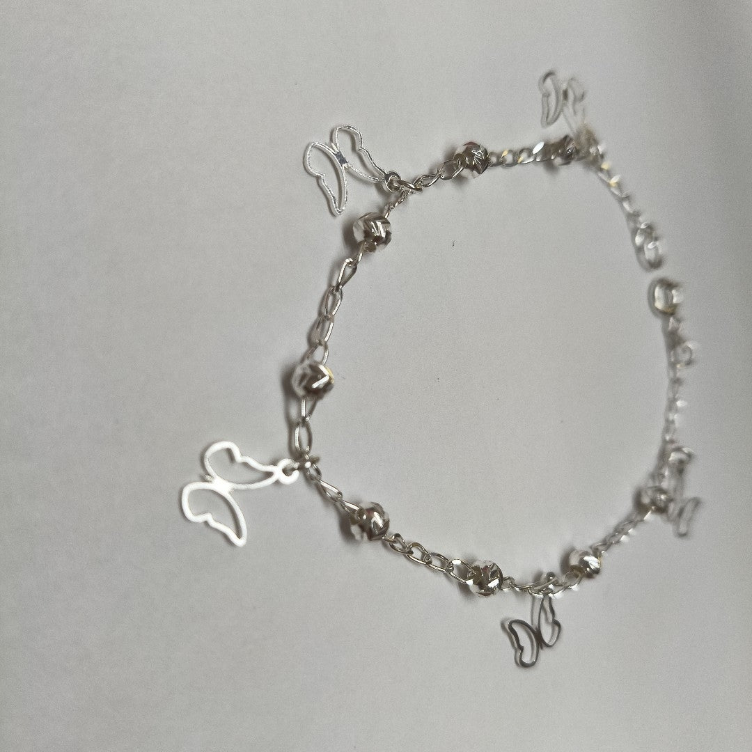 PULSERA TEJIDO ESPECIAL PLATA .925 18 CM 2.8 GR (NUEVO)