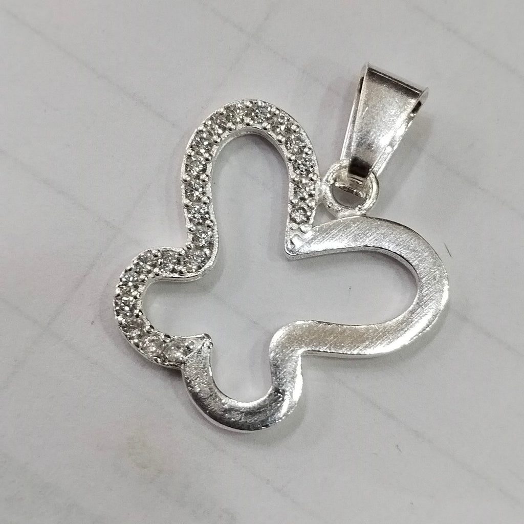 DIJE MARIPOSA C/CIRCONIAS PLATA .925 2.3 GR (NUEVO)