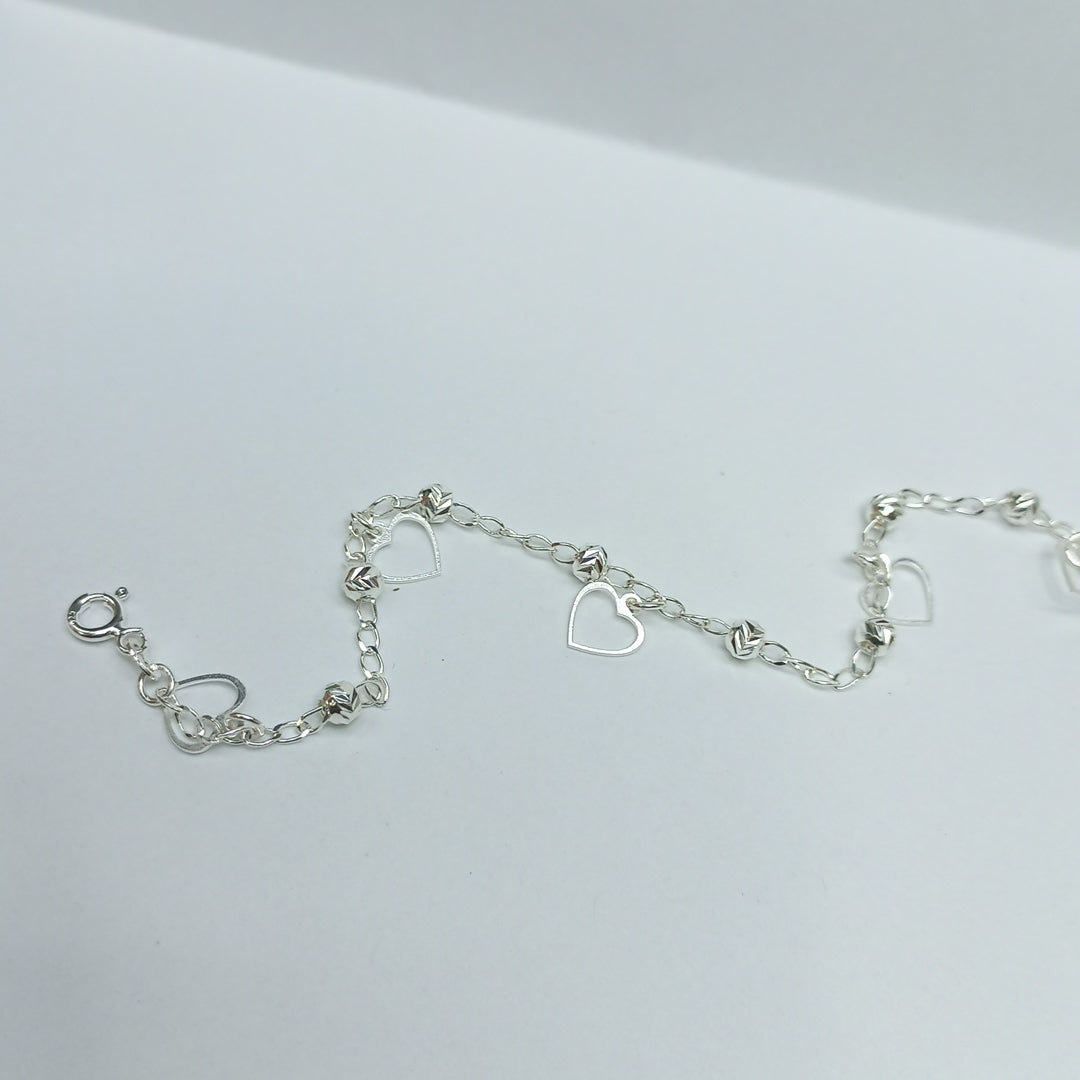 PULSERA TEJIDO ESPECIAL PLATA .925 18 CM 2.7 GR (NUEVO)