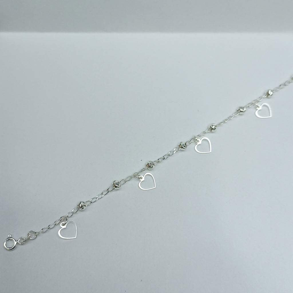 PULSERA TEJIDO ESPECIAL PLATA .925 18 CM 2.7 GR (NUEVO)