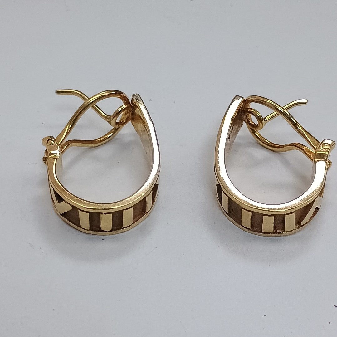 ARETES PAR ORO 14 K 8.7 GRMS (SEMINUEVO)