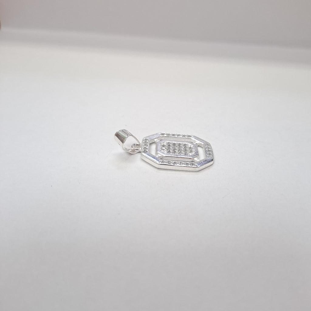 DIJE C/CIRCONIAS PLATA .925 3.4 GR (NUEVO)