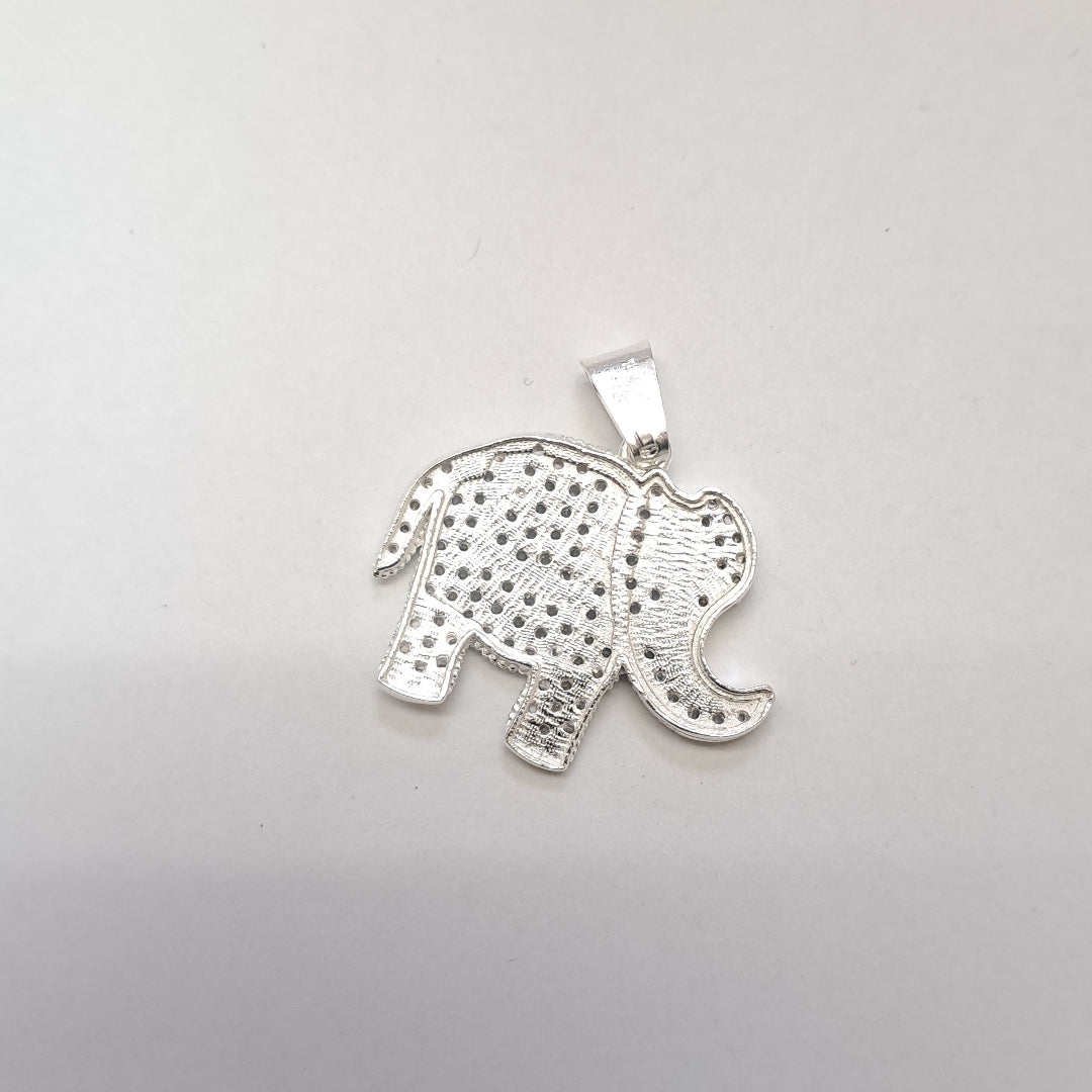DIJE ELEFANTE C/CIRCONIAS PLATA .925 5.2 GR (NUEVO)