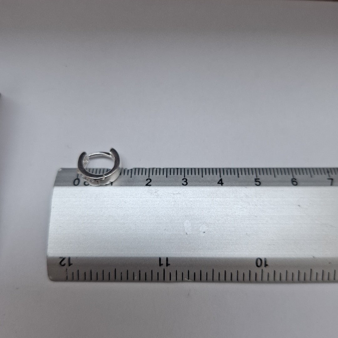 ARRACADAS C/CIRCONIAS PLATA .925 2.5 GR (NUEVO)