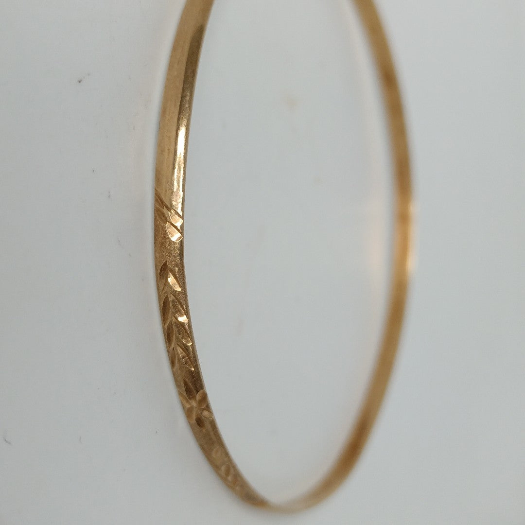 PULSERA RIGIDA ORO 10 K 6.4 GRMS (SEMINUEVO)
